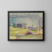 Vue de Hilterfingen - August Macke — indrammet kunstværk på væggen