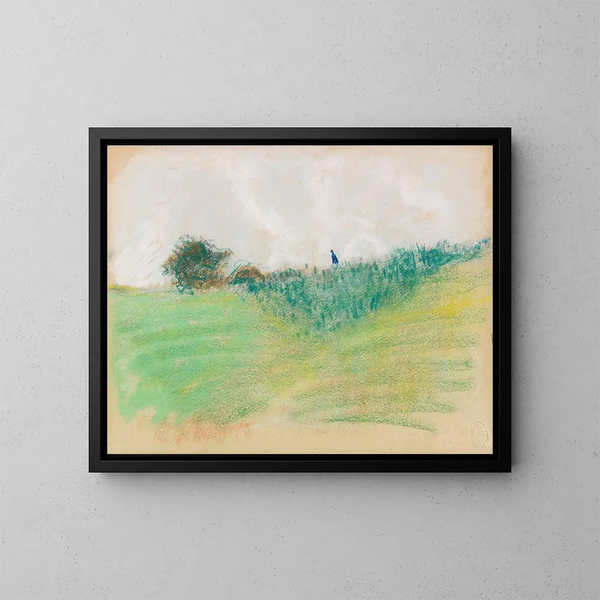 Chemin au Kreuzberg nær Bonn - August Macke — indrammet kunstværk på væggen