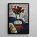 Reproduktion af maleriet af Visneblomster - August Macke