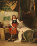 Kærlighed mellem søskende - August Müller — visning af kunstværket