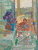 En dame med parasol - August Rieger — visning af kunstværket