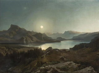 Lac alpin - August Schaeffer von Wienwald — visning af kunstværket