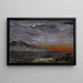 Solnedgang - August Strindberg — indrammet kunstværk på væggen