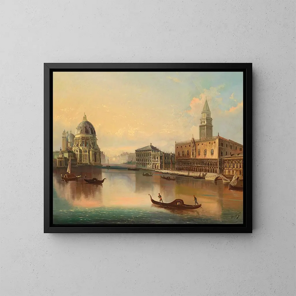 Venise - August von Siegen — indrammet kunstværk på væggen