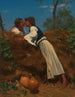 Le Baiser II - August von Pettenkofen — visning af kunstværket