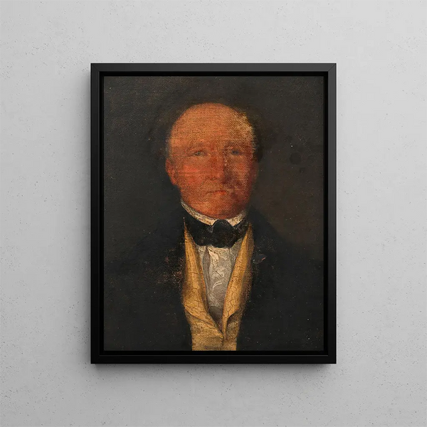 Ferdinand Edler mod Nespern, Pettenkofen's onkel - August von Pettenkofen — indrammet kunstværk på væggen