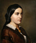 Portrait af en dame - Augusta Borg — visning af kunstværket