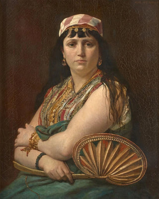 AugusteAlexandre Hirsch - Portrait de femme en orientale.webp