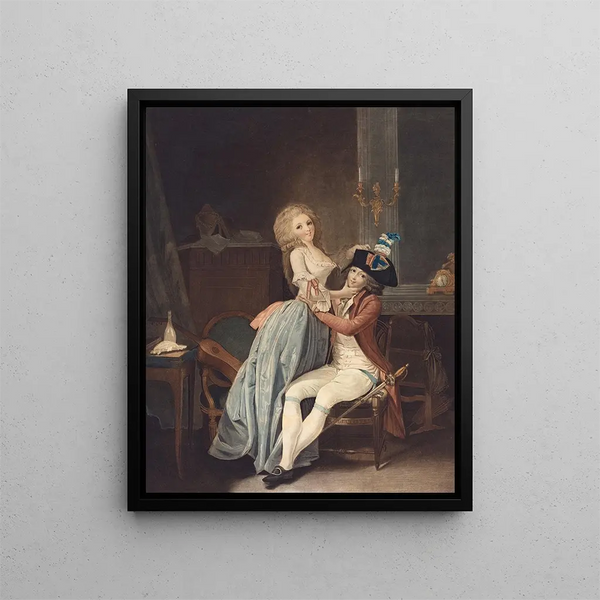 Le Cocarde nationale - Auguste Claude Simon Legrand efter Louis Léopold Boilly — indrammet kunstværk på væggen