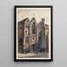 Reproduktion af maleriet af Eglise Saint-Landry - Auguste Sébastien Bénard
