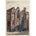 Reproduktion af maleriet af Eglise Saint-Landry - Auguste Sébastien Bénard