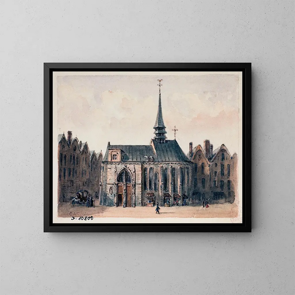 Eglise Sainte-Geneviève des Ardents - Auguste Sébastien Bénard — indrammet kunstværk på væggen