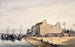 L'Hôtel des Haricots, fængsel for den nationale garde, quai Saint-Bernard - Auguste Sébastien Bénard — visning af kunstværket