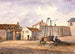 resterne af kirken Saint-Martin, pladsen ved kollegiet, faubourg Saint-Marcel - Auguste Sébastien Bénard — visning af kunstværket