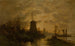 Moulins à vent à Schiedam - Auguste Anastasi — visning af kunstværket