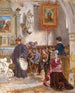 Katolsk undervisning i en kirke - Auguste Dutuit — visning af kunstværket