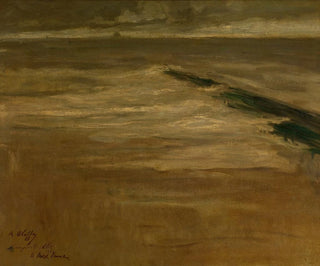 Brise-lames à Nieuwpoort - Auguste Oleffe — visning af kunstværket