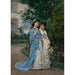 Reproduktion af maleriet Promenade dans le jardin - Auguste Toulmouche