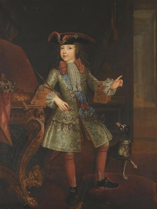 Augustin Oudart Justinat - Portrait Of Louis Xv Of France As A Child.webp