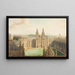 All Souls College fra Radcliffe-biblioteket - Augustus Charles Pugin — indrammet kunstværk på væggen