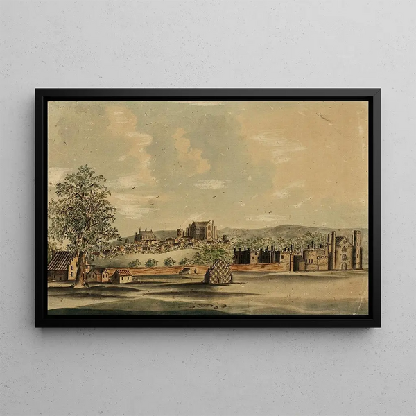 Augustus Charles Pugin - St Jamess with the Village of Charing as It Appeared in ye Reign of Henry VIII.webp