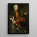 Portrait af Józef Sapieha - Augustyn Mirys — indrammet kunstværk på væggen