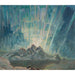 Reproduktion af maleriet Nordlys, studie af Nordnorge #2- Anna Boberg