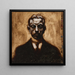 Selvportræt - Leon Spilliaert — indrammet kunstværk på væggen