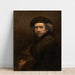 Reproduktion af maleriet Selvportræt Maleri - Rembrandt