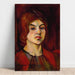 Selvportræt (1898) af Suzanne Valadon — kunstreproduktion
