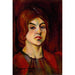 Selvportræt (1898) af Suzanne Valadon — kunstreproduktion