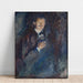 Reproduktion af maleriet Selvportræt med cigaret - Edvard Munch