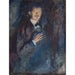 Reproduktion af maleriet Selvportræt med cigaret - Edvard Munch