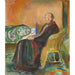 Reproduktion af maleriet Selvportræt med den spanske influenza - Edvard Munch