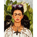 Reproduktion af maleriet Selvportræt med en tornekrans - Frida Kahlo