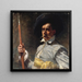 Selvportræt i 1600-tals kostume - Albert Edelfelt — indrammet kunstværk på væggen