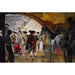 Reproduktion af maleriet Før kampen - Joaquín Sorolla