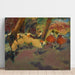 Reproduktion af maleriet Avant la repræsentation - Edgar Degas