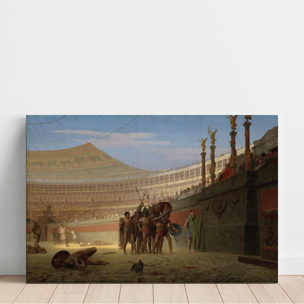 Reproduktion af maleriet Ave Caesar! Morituri te salutant - Jean-Léon Gérôme