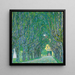 Avenue mod Kammer Slot - Gustav Klimt — indrammet kunstværk på væggen