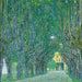 Avenue mod Kammer Slot - Gustav Klimt — visning af kunstværket