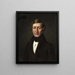 Anders Cederström 1805-1885 - Axel Johan Fägerplan — indrammet kunstværk på væggen