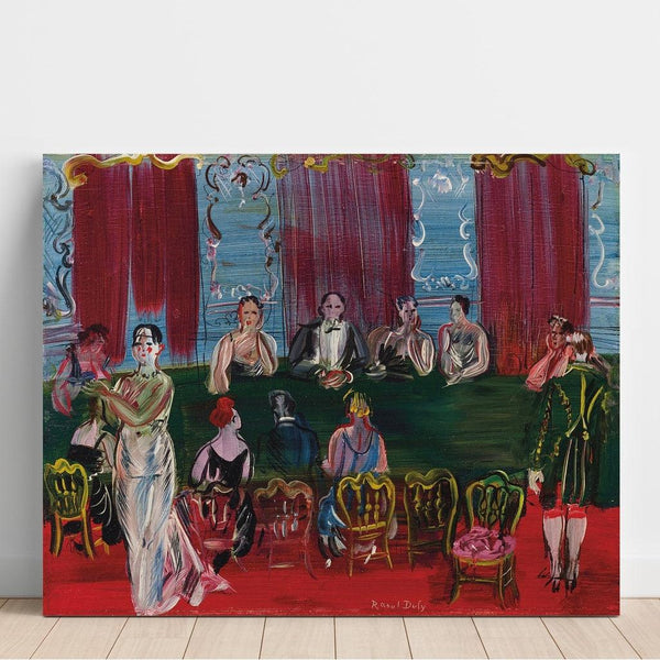 Reproduktion af maleriet Baccara-maleri - Raoul Dufy