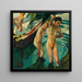 Baigneurs - Leo Putz — indrammet kunstværk på væggen
