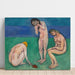 Reproduktion af maleriet af badende kvinder ved skildpadde - Henri Matisse