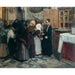 Reproduktion af maleriet Baiser de la relique - Joaquín Sorolla
