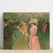 Reproduktion af maleriet af Bal ved Moulin-Rouge - Henri de Toulouse-Lautrec