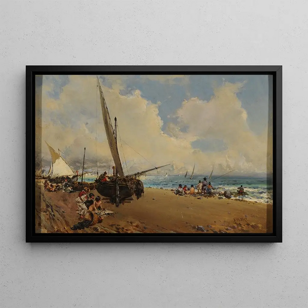 Baldomer Galofre i Gimnez - En la playa.webp
