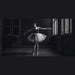 Ballet i dyb sort | Sort-hvid fotodekoration