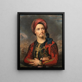Balthasar Charles Larpenteur - Portrait of a soldier dressed as an Ottoma.webp